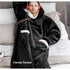 Kuscheldecke mit Kapuze – Weicher Oversized Hoodie aus Fleece für Damen & Herren